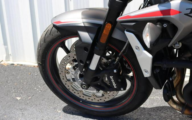 2022 Triumph Street Triple R Low Matte Silver Ice