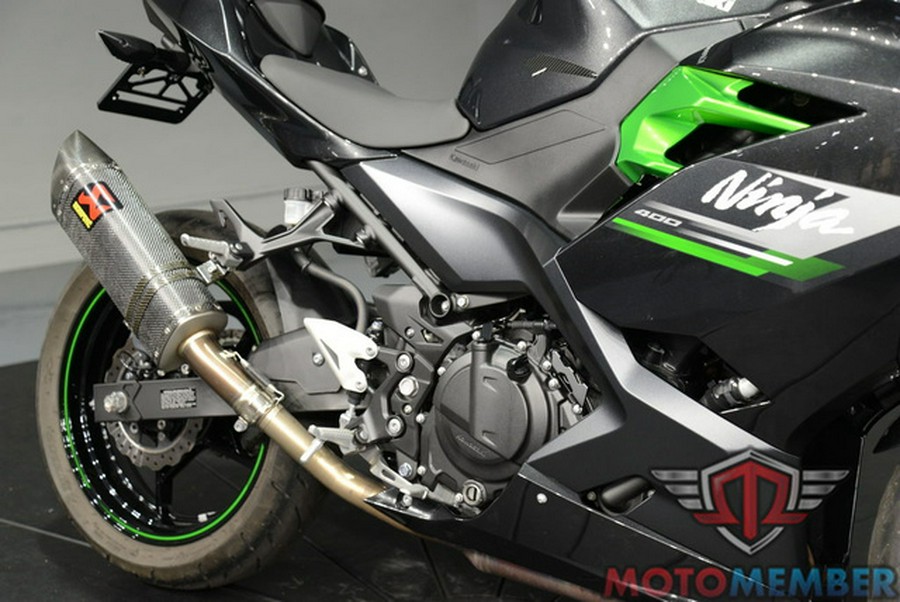 2023 Kawasaki Ninja 400 Matrix Camo Gray/Metallic Matte Carbon