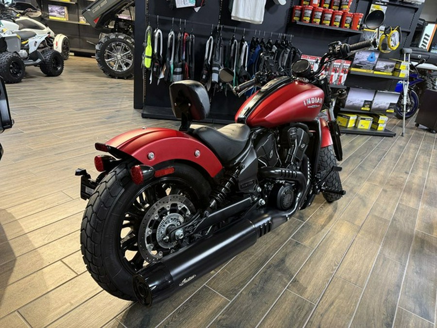 2025 Indian Scout Bobber Limited +Tech Sunset Red Smoke