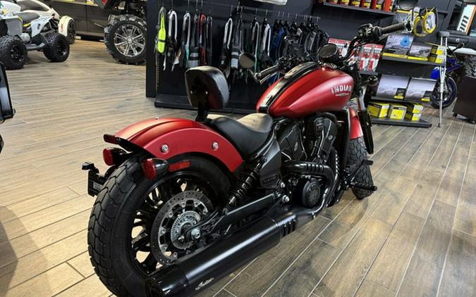 2025 Indian Scout Bobber Limited +Tech Sunset Red Smoke