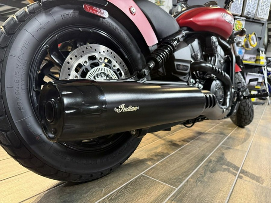 2025 Indian Scout Bobber Limited +Tech Sunset Red Smoke