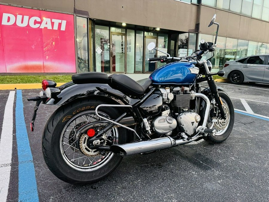 2020 Triumph Bonneville Speedmaster Cobalt BlueJet Black