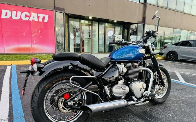 2020 Triumph Bonneville Speedmaster Cobalt BlueJet Black