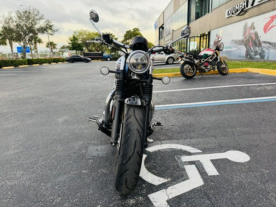 2020 Triumph Bonneville Speedmaster Cobalt BlueJet Black