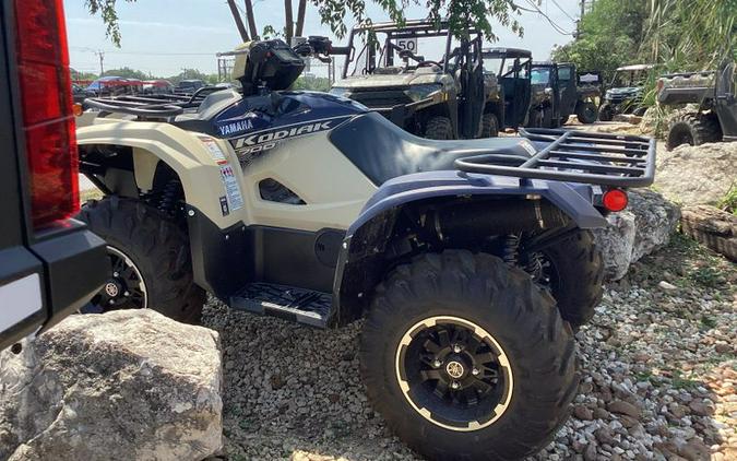 New 2024 YAMAHA KODIAK 700 EPS SE DESERT TAN AND MIDNIGHT BLUE