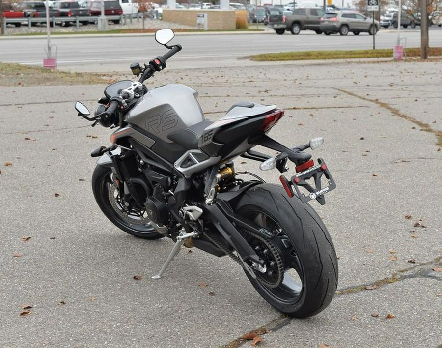 2025 Triumph Street Triple 765 RS Silver Ice