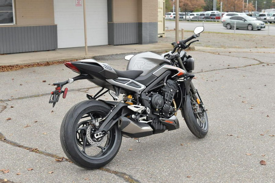 2025 Triumph Street Triple 765 RS Silver Ice