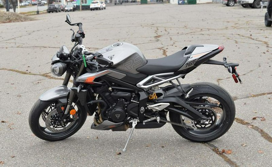 2025 Triumph Street Triple 765 RS Silver Ice
