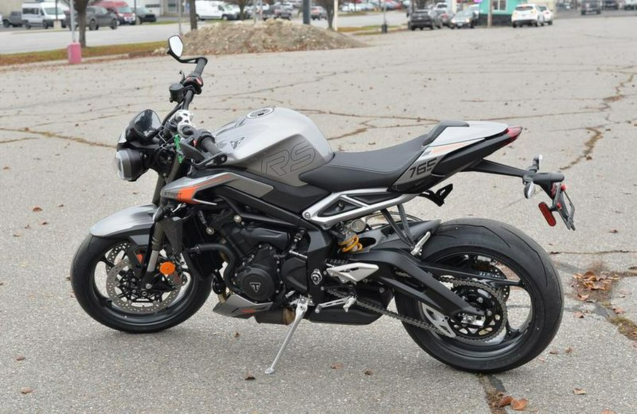 2025 Triumph Street Triple 765 RS Silver Ice