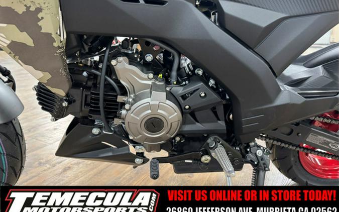 2025 Kawasaki Z125 PRO Cypher Camo Beige
