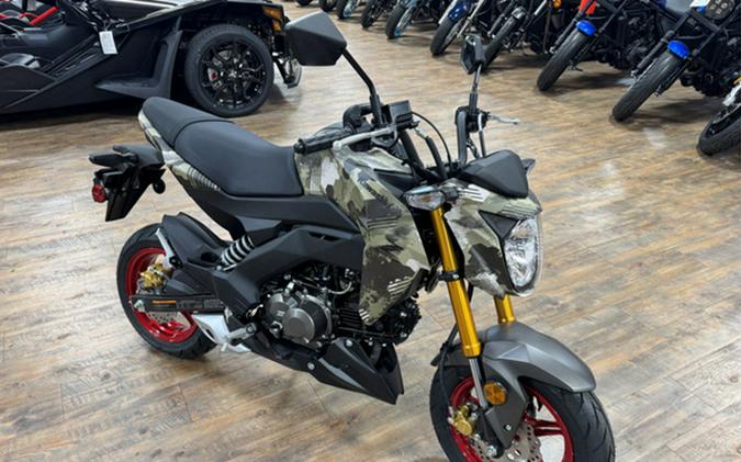 2025 Kawasaki Z125 PRO Cypher Camo Beige