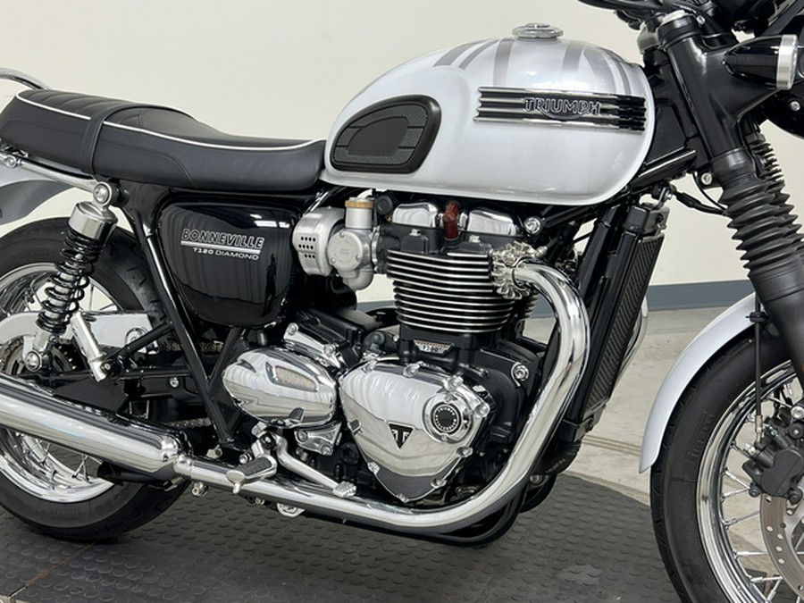 2020 Triumph Bonneville T120 - Diamond Edition White Diamond