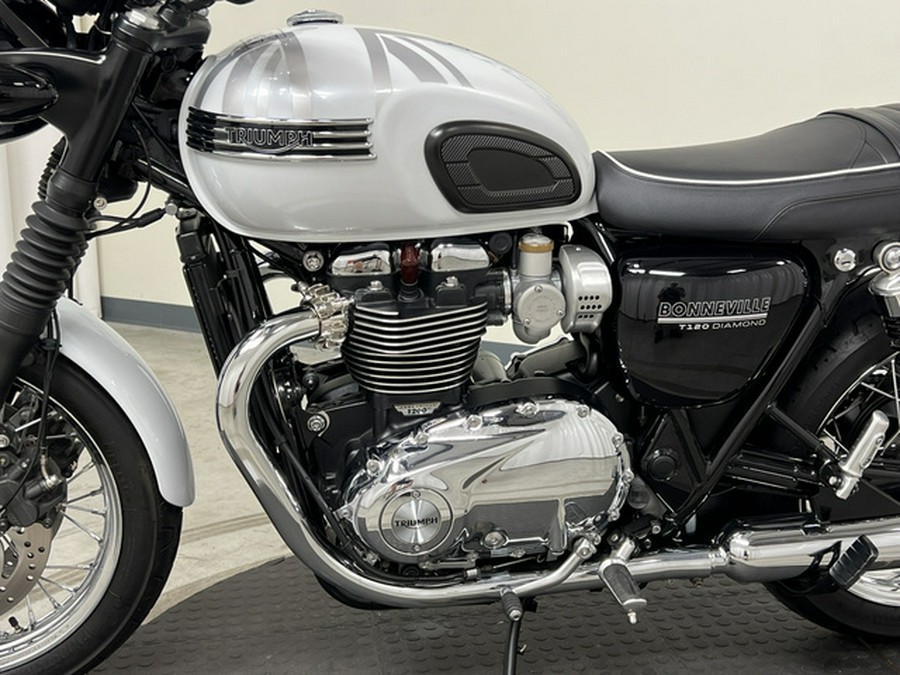 2020 Triumph Bonneville T120 - Diamond Edition White Diamond