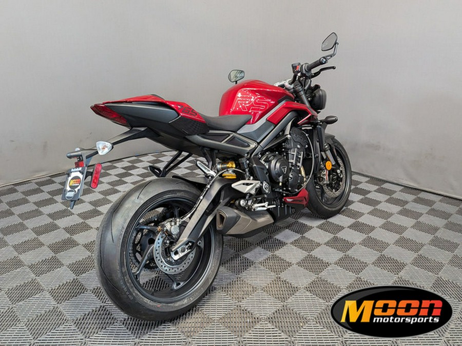 2024 Triumph Street Triple 765 RS Carnival Red