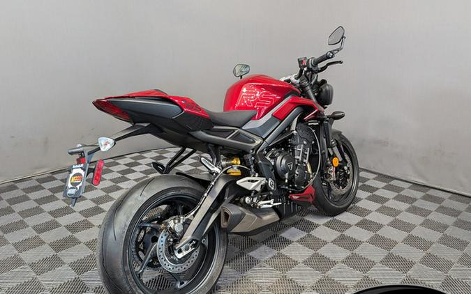 2024 Triumph Street Triple 765 RS Carnival Red