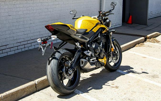 2024 Triumph Street Triple 765 RS Cosmic Yellow