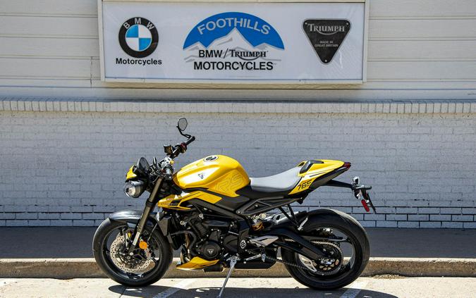 2024 Triumph Street Triple 765 RS Cosmic Yellow