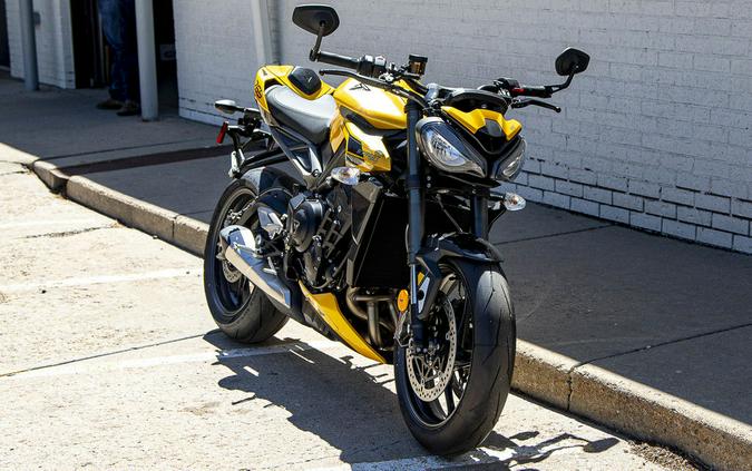 2024 Triumph Street Triple 765 RS Cosmic Yellow