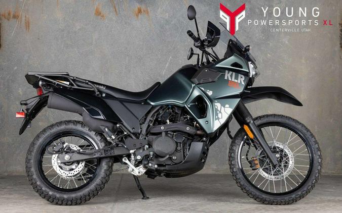 2025 Kawasaki KLR 650 S Metallic Matte Old School Green