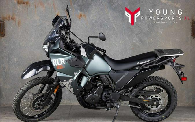 2025 Kawasaki KLR 650 S Metallic Matte Old School Green