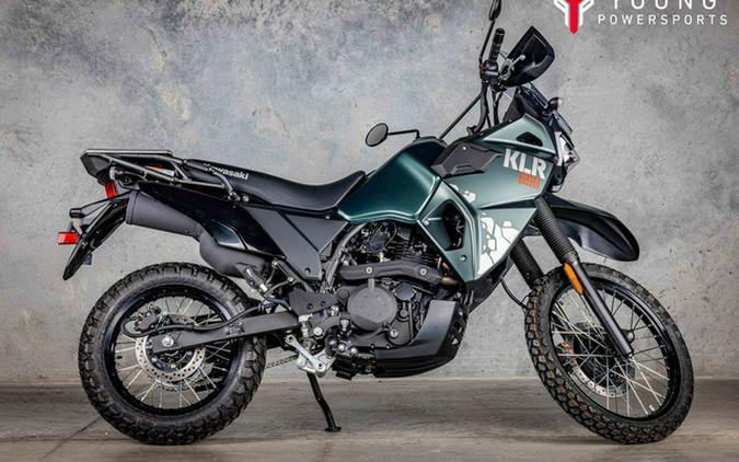 2025 Kawasaki KLR650 Metallic Matte Old School Green Metallic Matte Old School Green