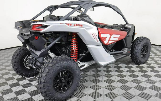 2024 Can-Am® Maverick X3 DS Turbo Fiery Red & Hyper Silver