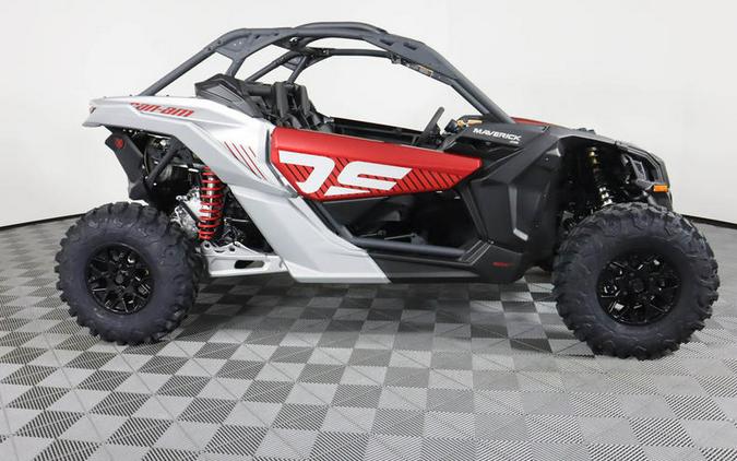 2024 Can-Am® Maverick X3 DS Turbo Fiery Red & Hyper Silver