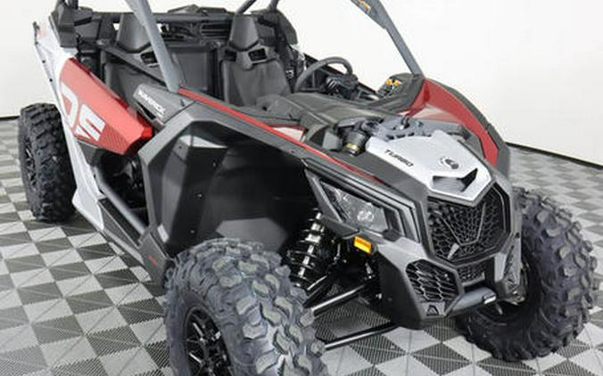 2024 Can-Am® Maverick X3 DS Turbo Fiery Red & Hyper Silver