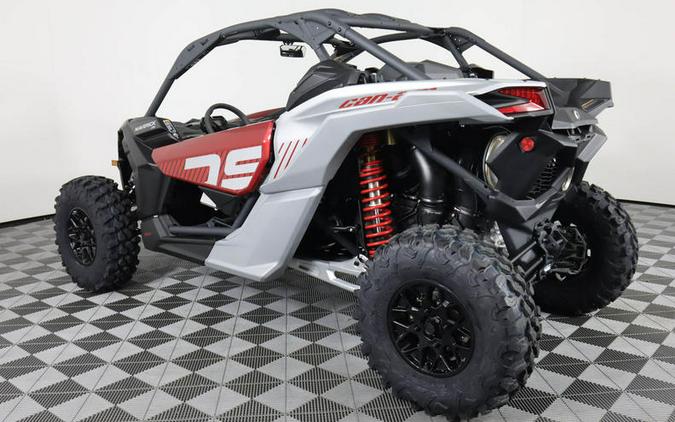 2024 Can-Am® Maverick X3 DS Turbo Fiery Red & Hyper Silver