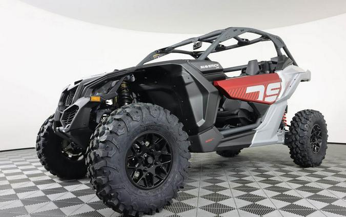 2024 Can-Am® Maverick X3 DS Turbo Fiery Red & Hyper Silver