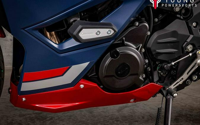 2026 Kawasaki Ninja 500 ABS Metallic Matte Twilight Blue