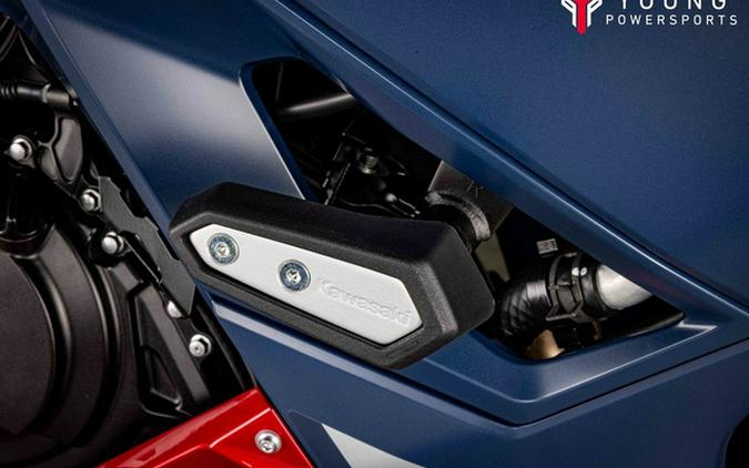 2026 Kawasaki Ninja 500 ABS Metallic Matte Twilight Blue