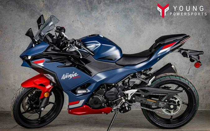 2026 Kawasaki Ninja 500 ABS Metallic Matte Twilight Blue