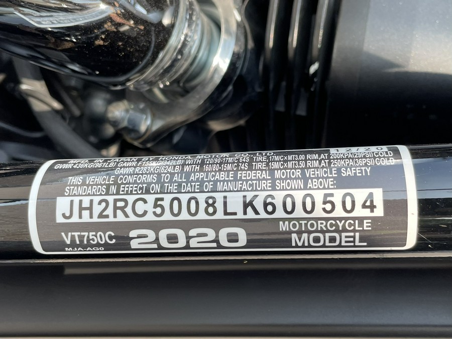 2020 Honda Shadow Aero