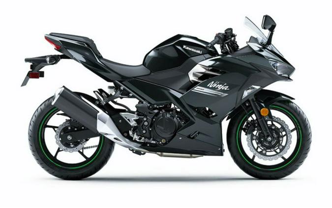 2022 Kawasaki Ninja 400 ABS Metallic Carbon GrayMetallic Flat Spark Black