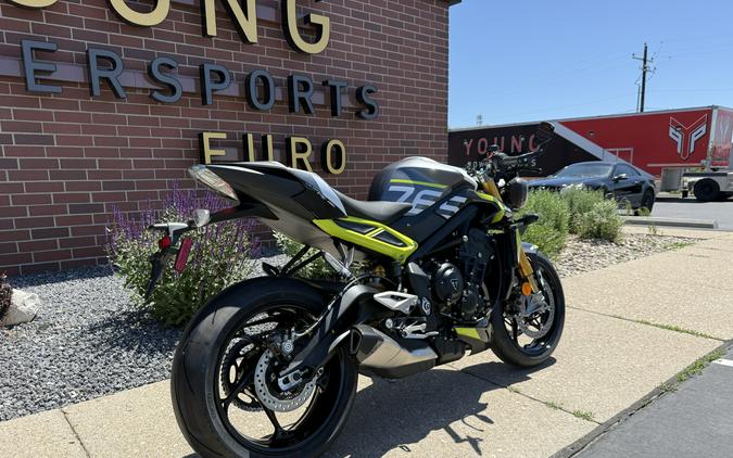 2026 Triumph Street Triple 765 Moto2 Edition Mineral Grey / Crystal White