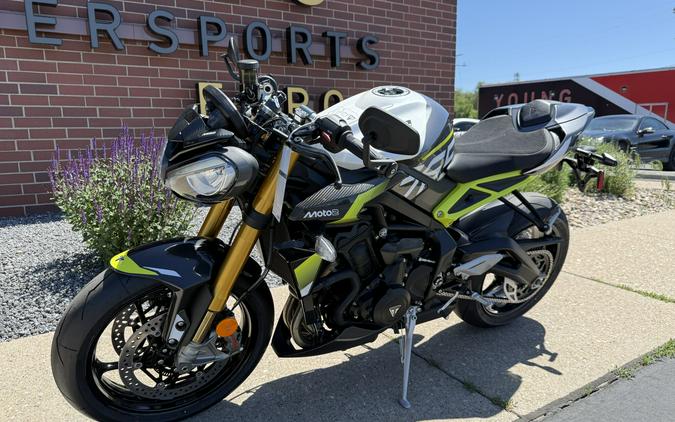 2026 Triumph Street Triple 765 Moto2 Edition Mineral Grey / Crystal White