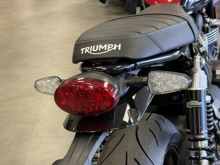 2025 Triumph Speed Twin 1200 Carnival RedSapphire Black