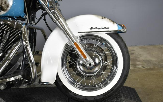 2017 Harley-Davidson Heritage Softail Classic Two-Tone Crushed Ice Pearl/Frosted Teal Pearl