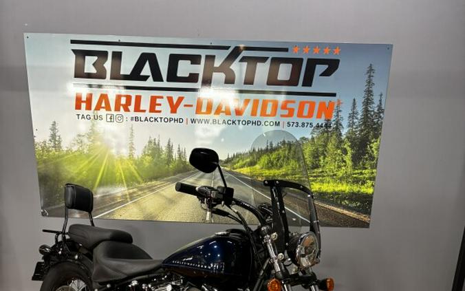 2012 HD FXS103 BIG BLUE/V BLK W/ PINSTRIPE