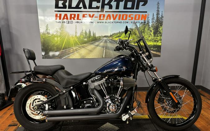 2012 HD FXS103 BIG BLUE/V BLK W/ PINSTRIPE