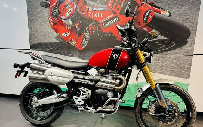 2023 Triumph Scrambler 1200 XC Carnival Red Jet Black