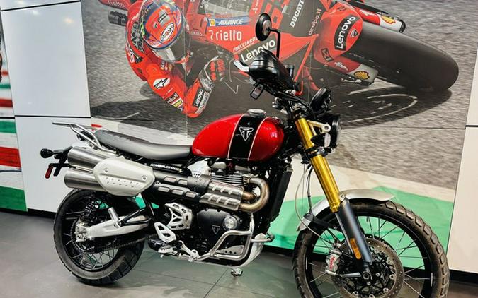 2023 Triumph Scrambler 1200 XC Carnival Red Jet Black