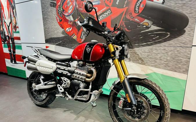 2023 Triumph Scrambler 1200 XC Carnival Red Jet Black