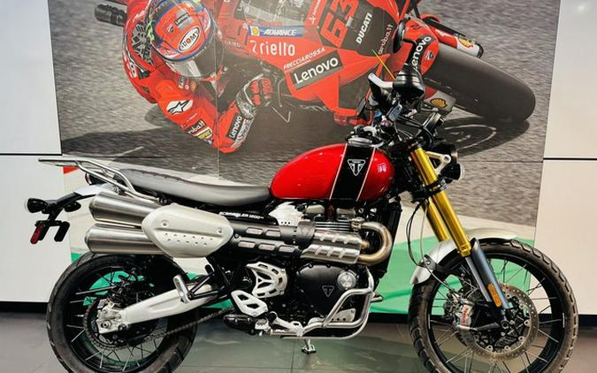 2023 Triumph Scrambler 1200 XC Carnival Red Jet Black