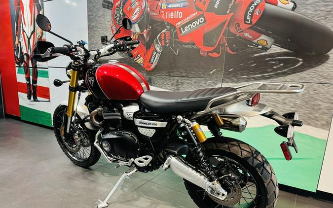 2023 Triumph Scrambler 1200 XC Carnival Red Jet Black