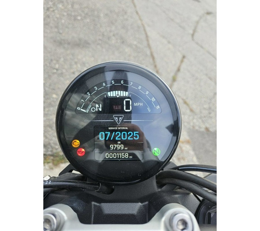 2023 Triumph Trident 660 Matte Jet Black Matte Silver Ice