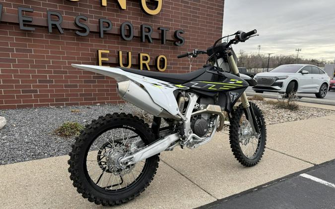 2026 Triumph TF 250-X WHITE