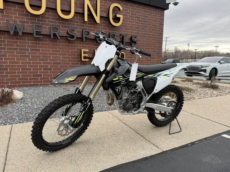 2026 Triumph TF 250-X WHITE