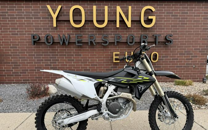2026 Triumph TF 250-X WHITE